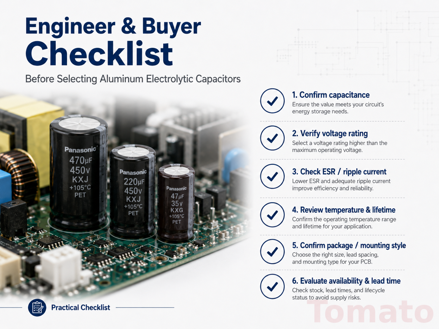 Panasonic Aluminum Capacitors in DC-DC and Industrial Power Designs